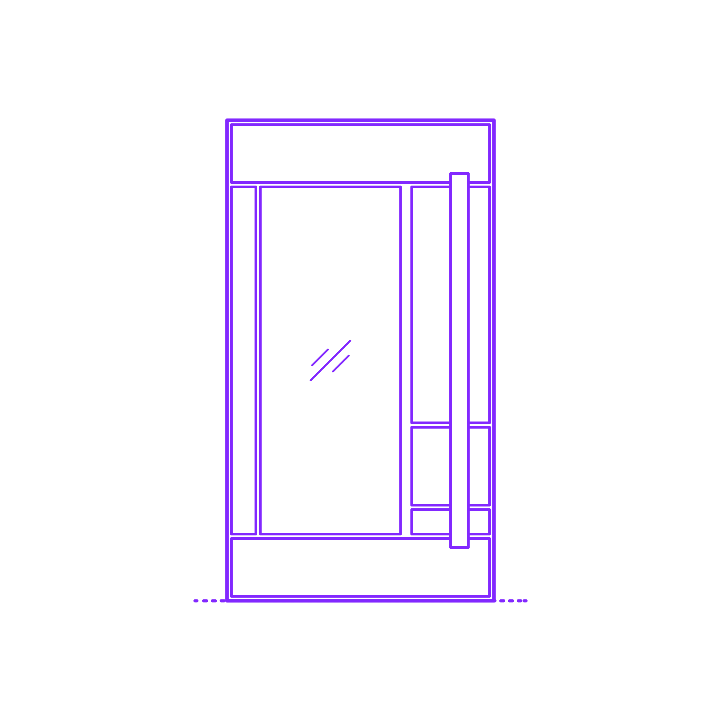 Buildings Pivot Doors Glass Mixed Modern Sticker Svg Vector Free Vectors
